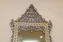 Load image into Gallery viewer, Console table with mirror mother-of-pearl inlay
