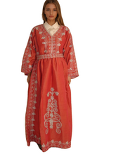 Lade das Bild in den Galerie-Viewer, Embroidered Abaya, Full Length, Wide Sleeves.
