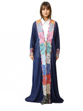 Load image into Gallery viewer, Chiffon Embroidered Abaya with Metallic Thread Detailing
