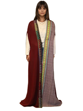 Lade das Bild in den Galerie-Viewer, Elegant Chiffon Saaya Abaya with Intricate Embroidery
