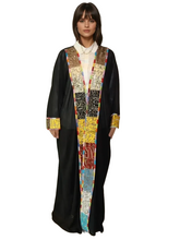 Load image into Gallery viewer, Chiffon Embroidered Abaya with Metallic Thread Detailing
