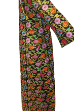 Load image into Gallery viewer, Luxurious Maxi Long sleeve Floral Embroide Cotton Jacket.
