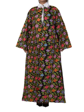 Load image into Gallery viewer, Luxurious Maxi Long sleeve Floral Embroide Cotton Jacket.
