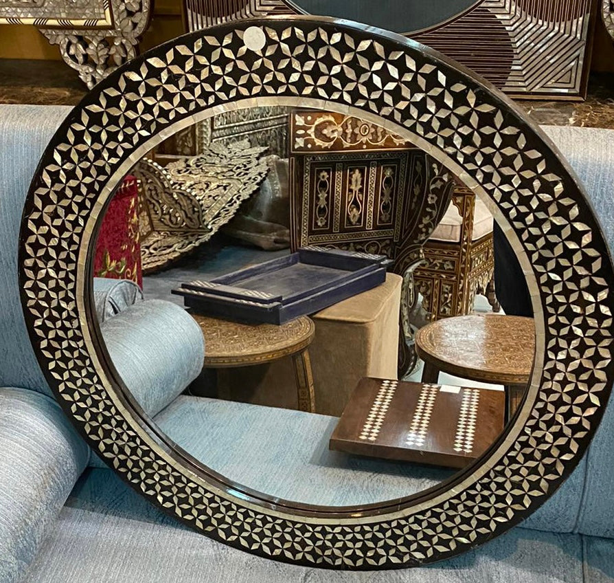 Handcrafted circle  Mirror