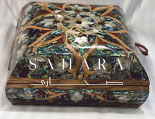 Load image into Gallery viewer, Handcrafted Box inlaid by Sea Mother of Pearl
